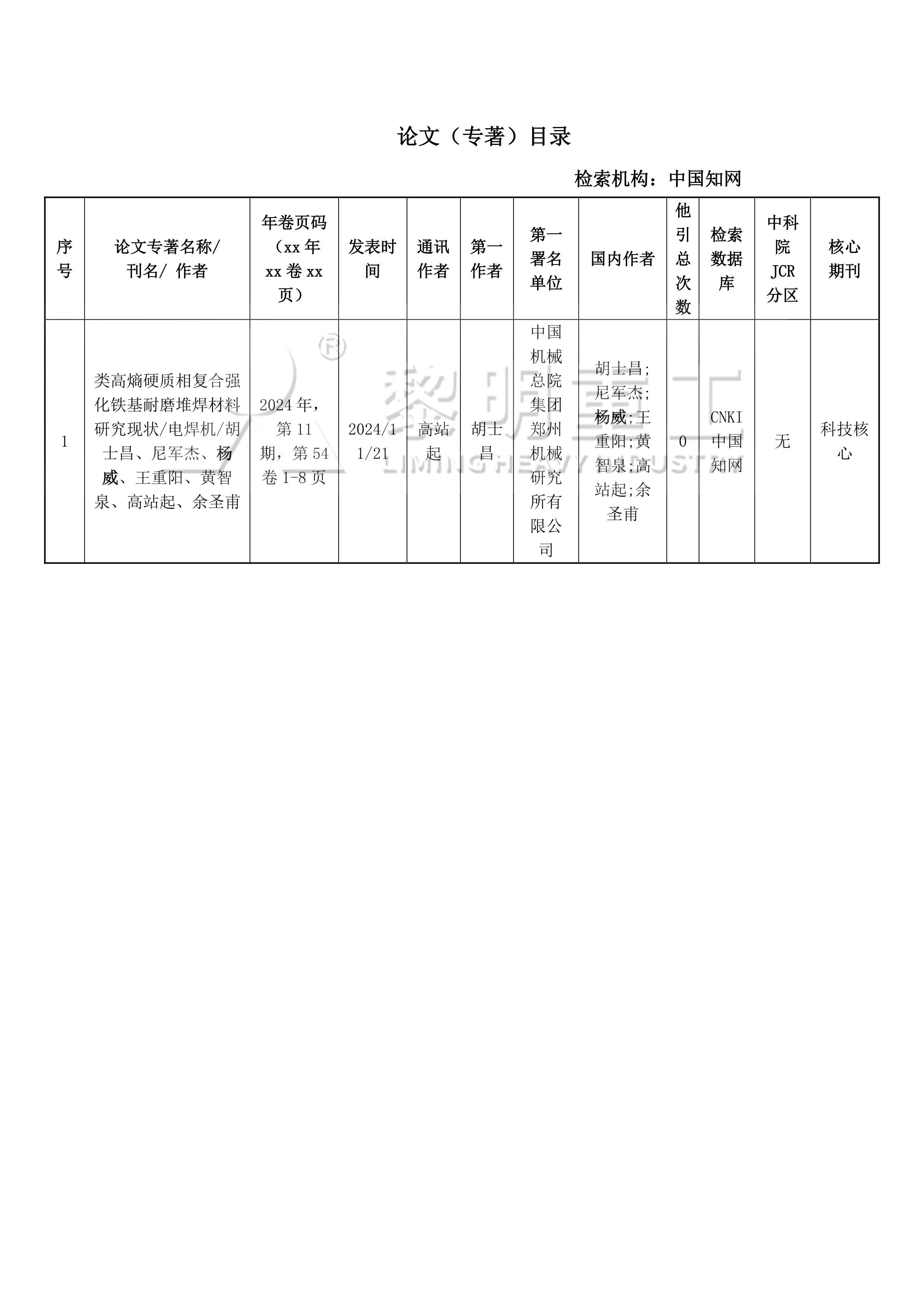 2026年度河南省科学技术进步奖提名项目公示