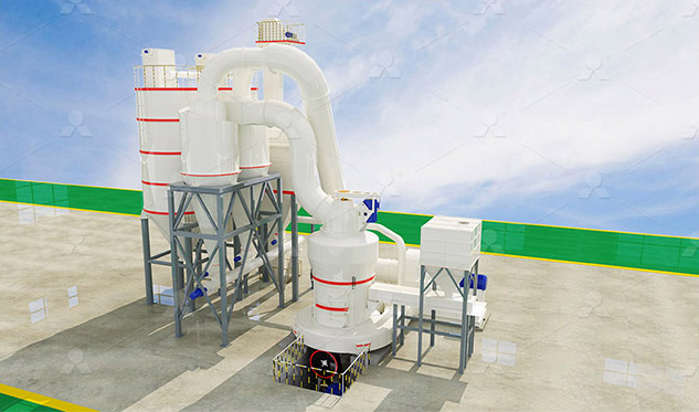 LM立式辊磨机工艺流程图