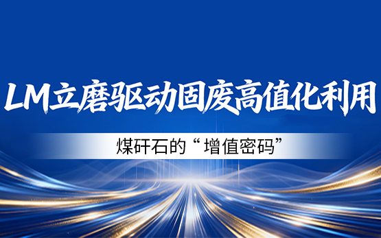 黎明重工 LM 立式辊磨机驱动煤矸石···